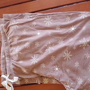 Pajama Bottoms with Snowflakes xxl